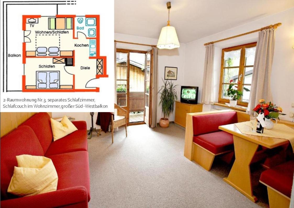 Gaestehaus Hanna Teifel Reit im Winkl Buitenkant foto